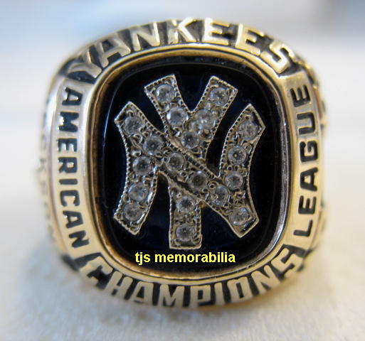 1981 NY YANKEES AL CHAMPIONSHIP RING !