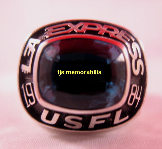 1984 LA EXPRESS USFL CHAMPIONSHIP RING !