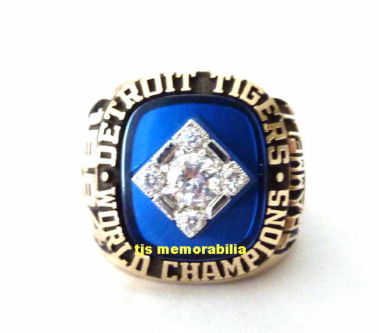 1984 DETROIT TIGERS WORLD SERIES CHAMPIONSHIP RING