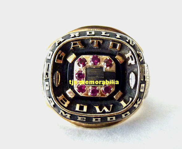 1984 SOUTH CAROLINA GAMECOCKS GATOR BOWL CHAMPIONSHIP RING