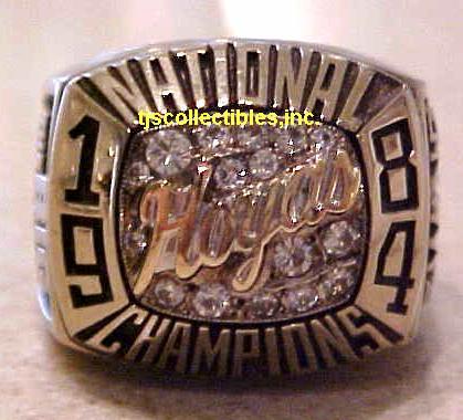 1984 GEORGETOWN HOYAS NCAA CHAMPIONSHIP RING !