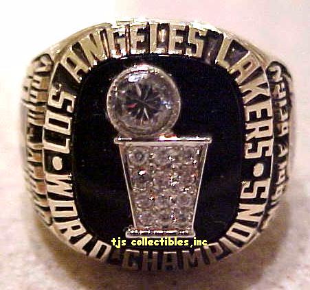 1985 LA LAKERS NBA CHAMPIONSHIP RING