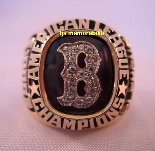 1986 BOSTON RED SOX AL CHAMPIONSHIP RING