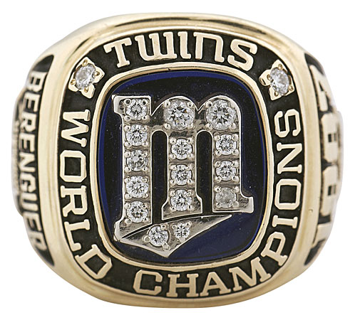 1987 MINNESOTA TWINS WS CHAMPIONSHIP RING