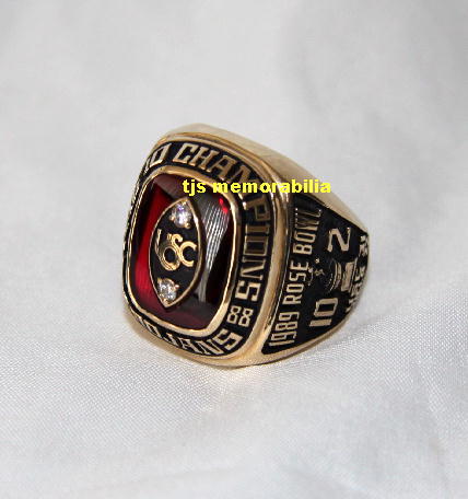 1988 USC TROJANS PAC 10 CHAMPIONSHIP RING