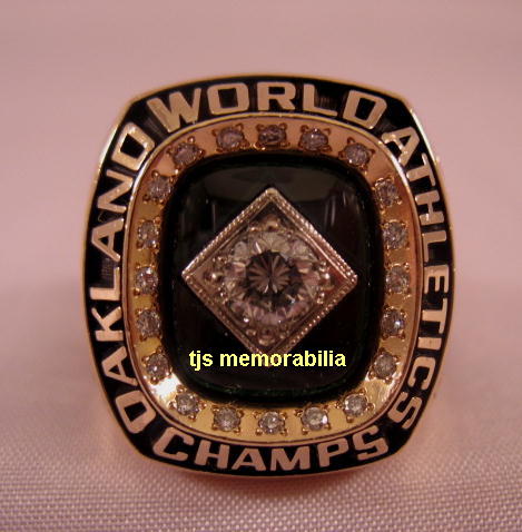 1989 OAKLAND ATHLETICS WORLD SERIES CHAMPIONSHIP RING