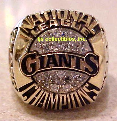 1989 SF GIANTS NL CHAMPIONSHIP RING 