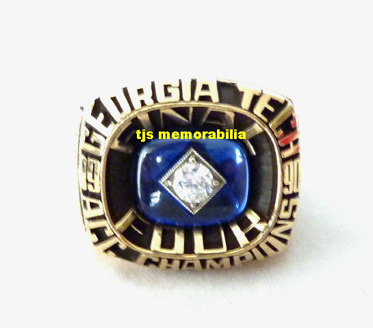 1990 GEORGIA TECH YELLOW TAIL JACKETS FINAL FOUR CHAMPIONSHIP RING