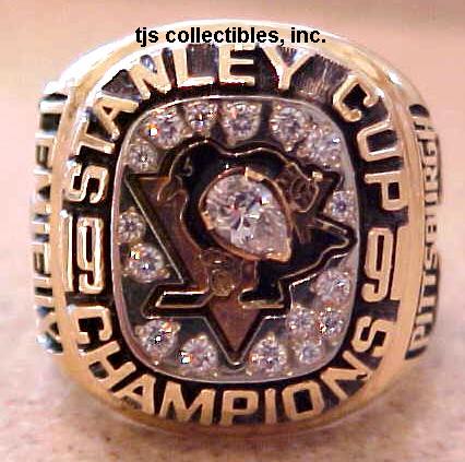 1991 PITTSBURGH PENGUINS STANLEY CUP CHAMPIONSHIP RING