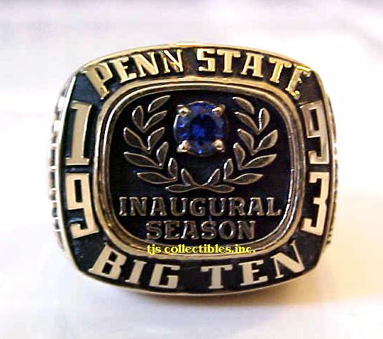 1993 PENN STATE BIG TEN CHAMPIONSHIP RING