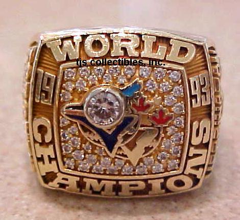 1993 TORONTO BLUE JAYS WS CHAMPIONSHIP RING