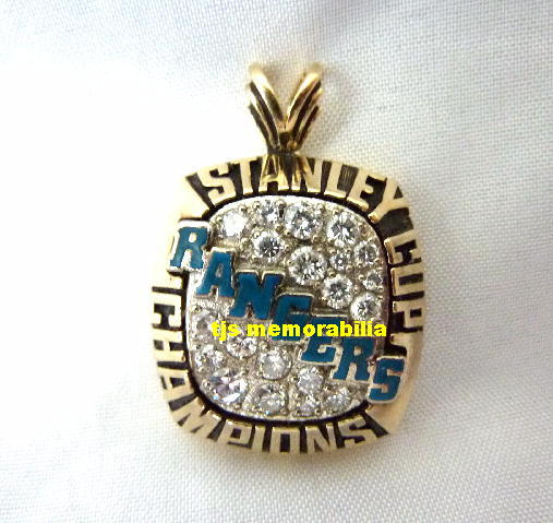 1994 NEW YORK RANGERS STANLEY CUP CHAMPIONSHIP RING TOP / PENDANT