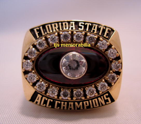 1995 FLORIDA STATE SEMINOLES ACC CHAMPIONSHIP RING