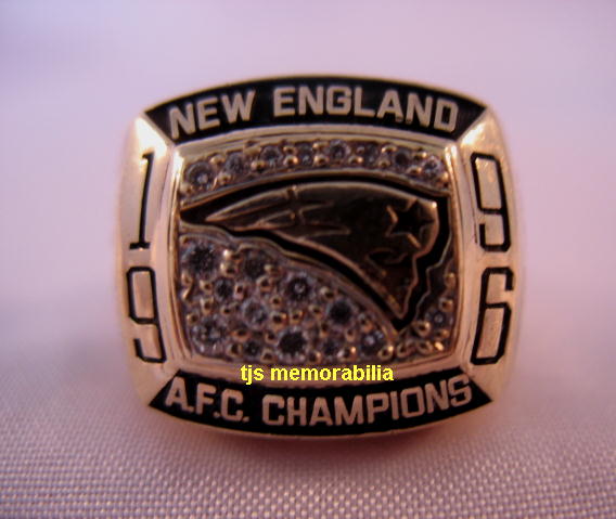 1996 NEW ENGLAND PATRIOTS AFC CHAMPIONSHIP RING - LADIES