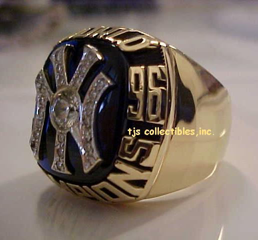 1996 NY YANKEES WORLD SERIES CHAMPIONSHIP RING