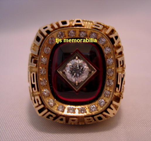 1997 FLORIDA STATE SEMINOLES SUGAR BOWL CHAMPIONSHIP RING