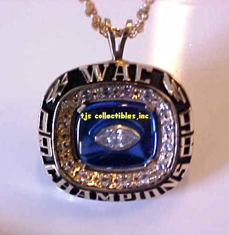 1998 AIR FORCE WAC CHAMPIONSHIP PENDANT WITH ORIGINAL PRESENTATION BOX & NECKLACE