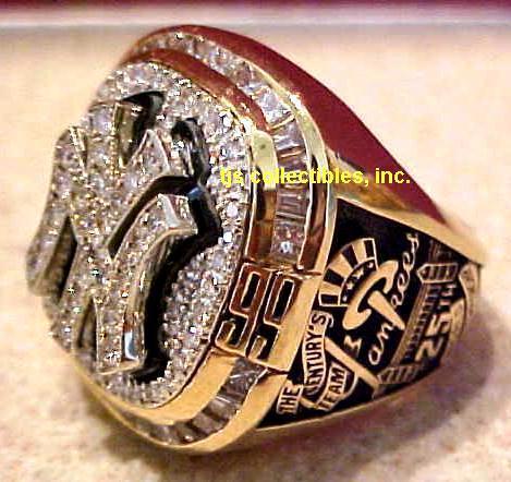 1999 NY YANKEES WORLD SERIES CHAMPIONSHIP RING