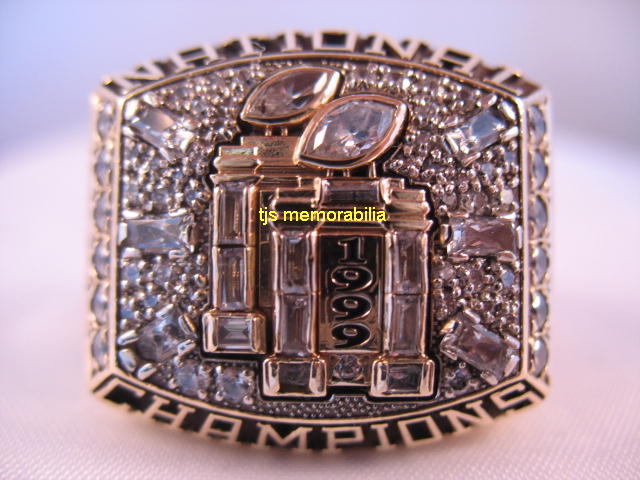 1999 FLORIDA STATE SEMINOLES NATIONAL CHAMPIONSHIP RING