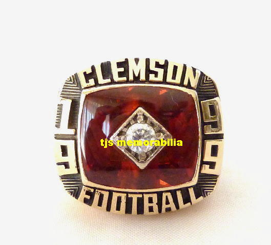 1999 CLEMSON TIGERS PEACH BOWL CHAMPIONSHIP RING