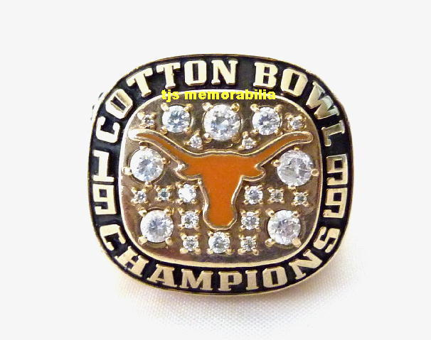 1999 TEXAS LONGHORNS COTTON BOWL CHAMPIONSHIP RING