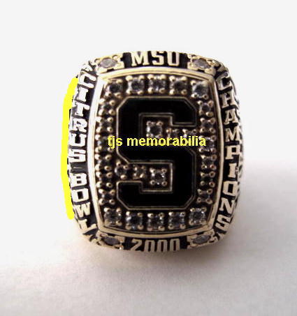 2000 MICHIGAN STATE SPARTANS CITRUS BOWL CHAMPIONSHIP RING