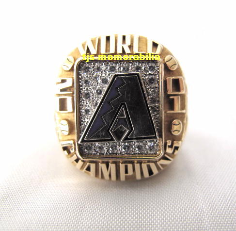 2001 ARIZONA DIAMONDBACKS WORLD SERIES CHAMPIONSHIP RING