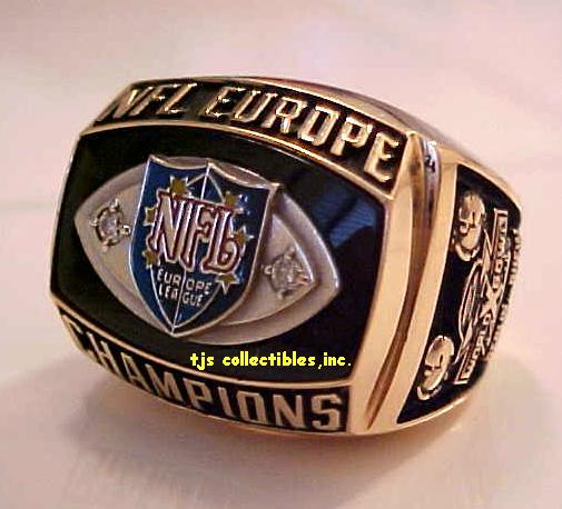 2002 NFL EUROPE BERLIN THUNDER CHAMPIONSHIP RING