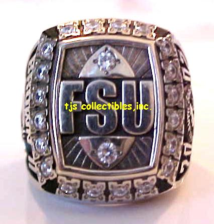 2002 FLORIDA STATE SEMINOLES ACC CHAMPIONSHIP RING