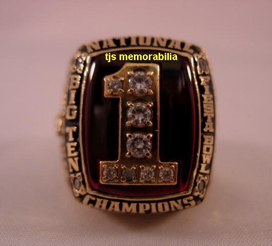 2002 OHIO STATE BUCKEYES NATIONAL CHAMPIONSHIP RING