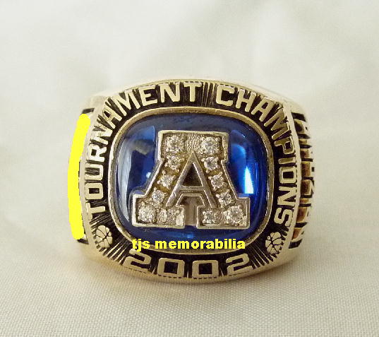 2002 ARIZONA WILDCATS TOURNAMENT CHAMPIONSHIP RING - PLAYER