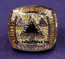 2002 LA LAKERS NBA CHAMPIONSHIP RING