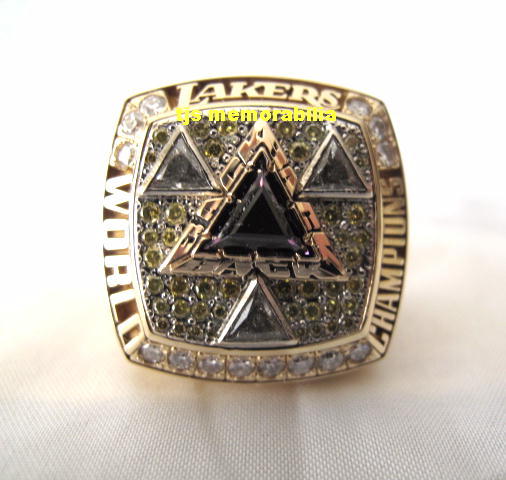 2002 LOS ANGELES LAKERS  NBA CHAMPIONSHIP RING