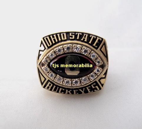 2002 OHIO STATE BUCKEYES OUTBACK BOWL CHAMPIONSHIP RING