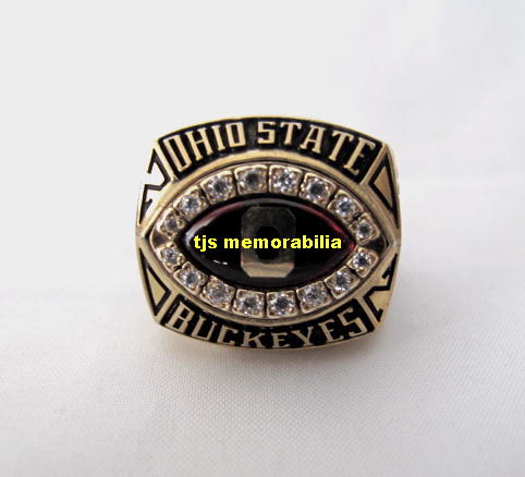 2002 OHIO STATE BUCKEYES OUTBACK BOWL CHAMPIONSHIP RING
