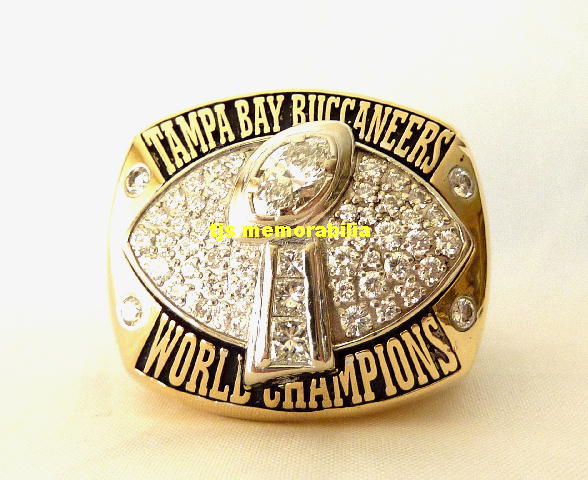 2002 TAMPA BAY BUCCANEERS SUPER BOWL XXXVII CHAMPIONSHIP RING - PLAYER