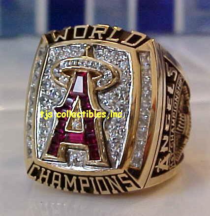 2002 ANAHEIM ANGELS WS CHAMPIONSHIP RING