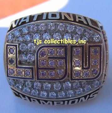 2003 LSU TIGERS NATIONAL CHAMPIONSHIP RING