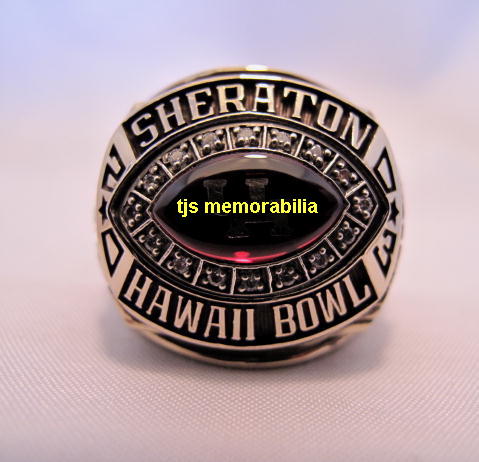 2003 HOUSTON COUGARS SHERATON HAWAII BOWL CHAMPIONSHIP RING