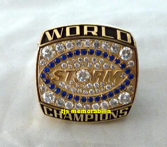 2003 TAMPA BAY STORM ARENA BOWL CHAMPIONSHIP RING