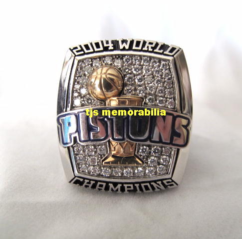 2004 DETROIT PISTONS NBA CHAMPIONSHIP RING