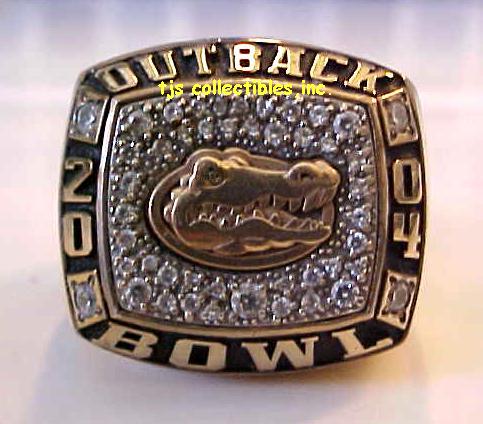 2004 FLORIDA GATORS OUTBACK BOWL RING