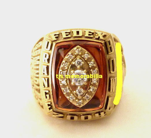 2004 FLORIDA SEMINOLES FED - EX  ORANGE BOWL CHAMPIONSHIP RING