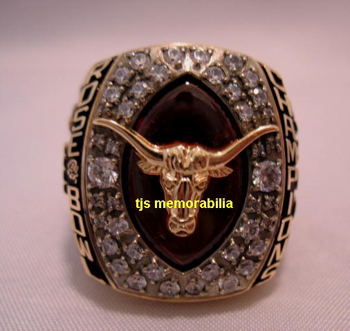 2005 TEXAS LONGHORNS ROSE BOWL CHAMPIONSHIP RING