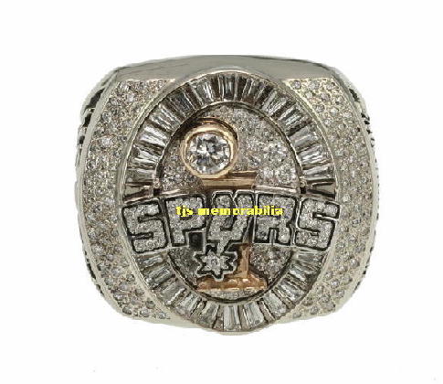 2005 SAN ANTONIO SPURS NBA PLAYER'S CHAMPIONSHIP RING & PRESENTATION BOX