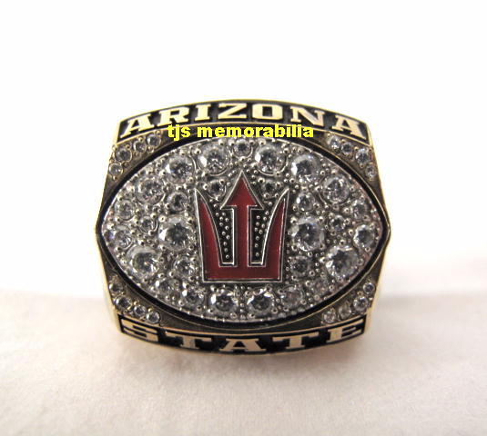 2006 ARIZONA STATE SUN DEVILS HAWAII BOWL CHAMPIONSHIP RING