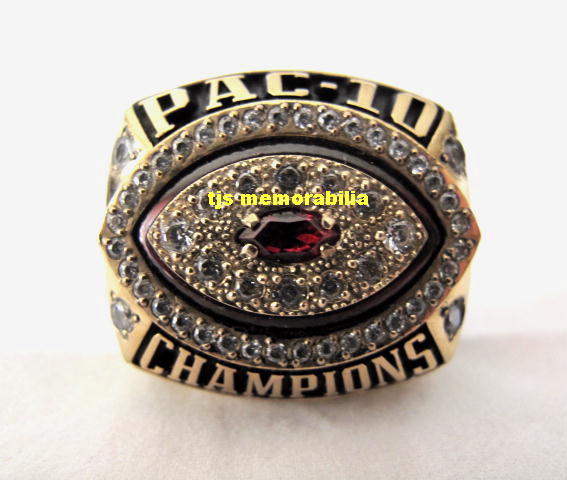 2007 ARIZONA STATE SUN DEVILS PAC 10 CHAMPIONSHIP RING