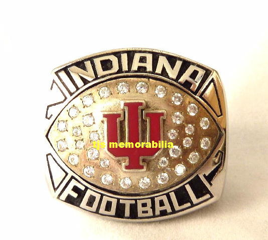 2007 INDIANA HOOSIERS INSIGHT BOWL CHAMPIONSHIP RING