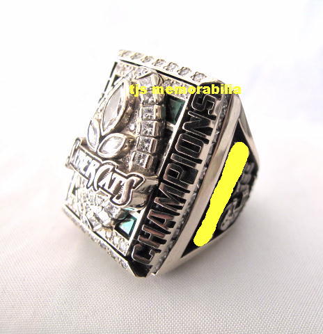 2007 SAN JOSE SABERCATS ARENA BOWL CHAMPIONSHIP RING