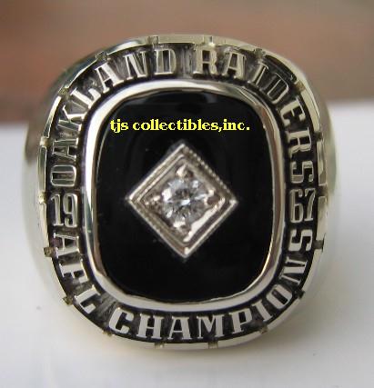 1967 OAKLAND RAIDERS AFL CHAMPIONSHIP PENDANT RING